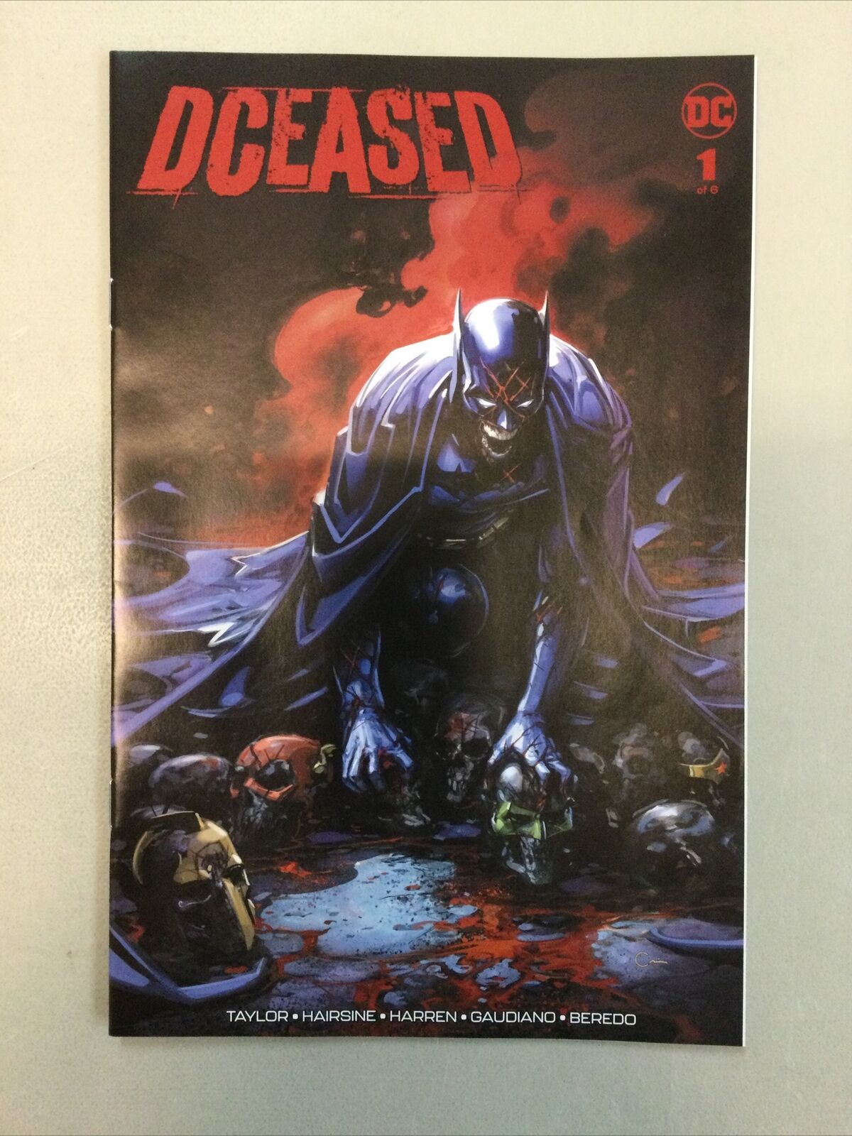 Dceased 1 Crain Trade Variant Limited To 1500 W/ COA DC Comics 2019 STOCK PHOTO