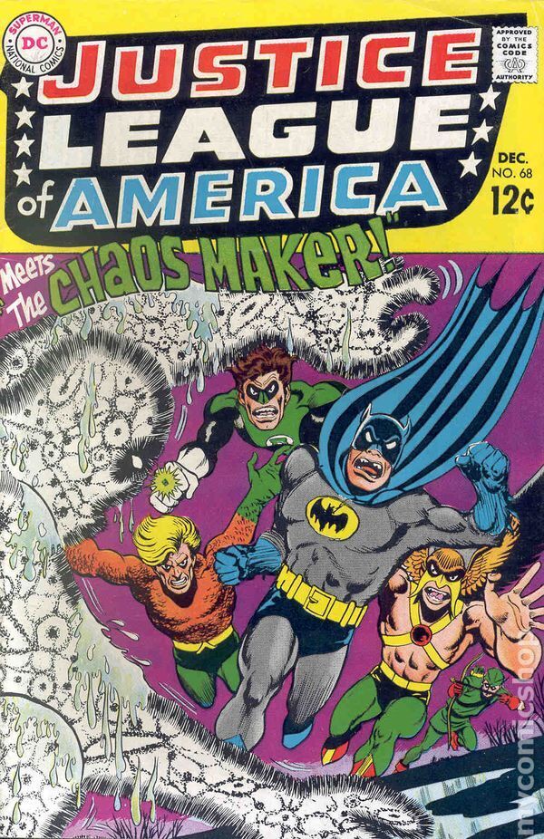 Justice League of America #68 VG 1968 Stock Image Low Grade