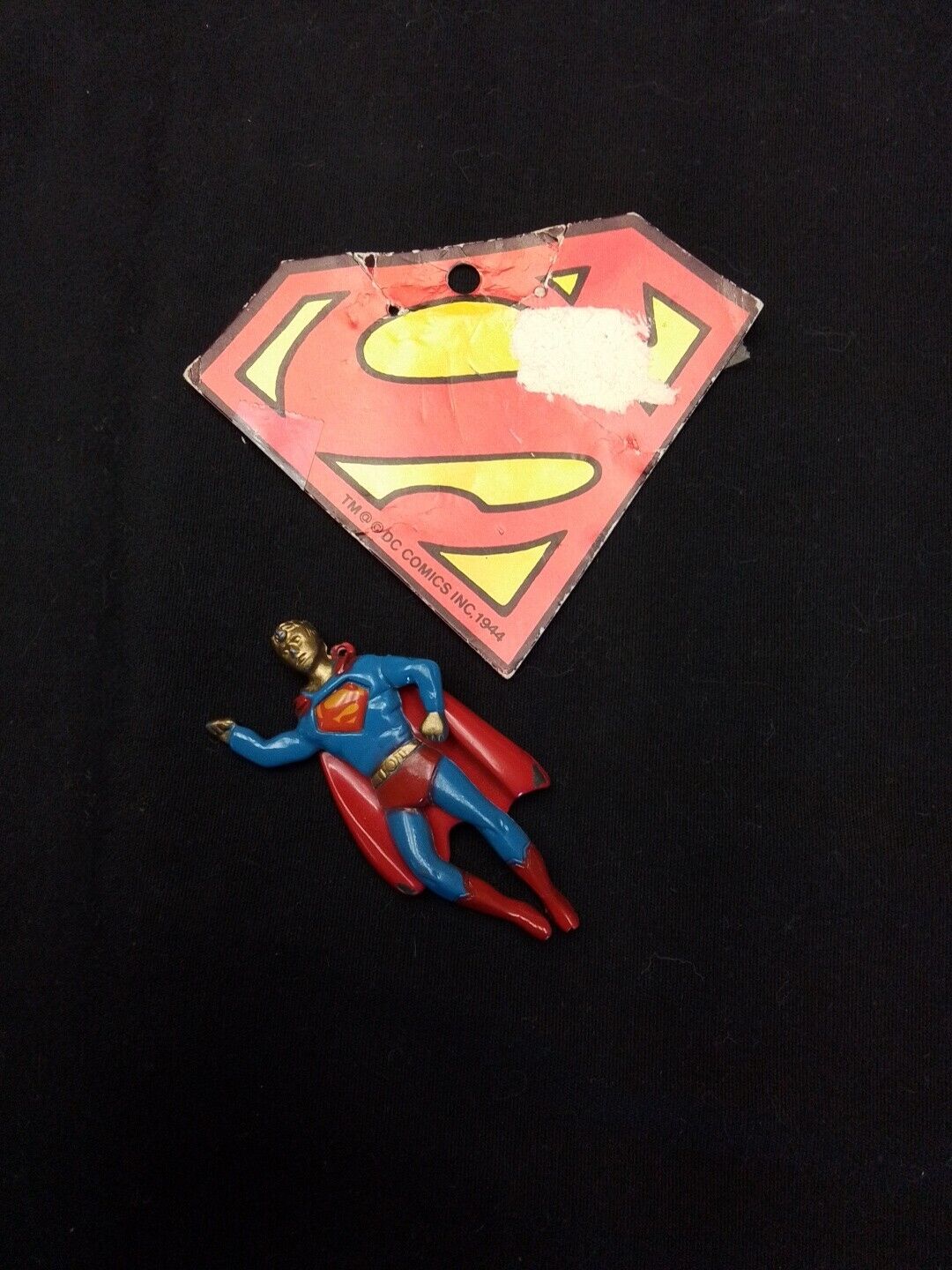 Vintage 1978 Diecast Superman Pendant. No Chain