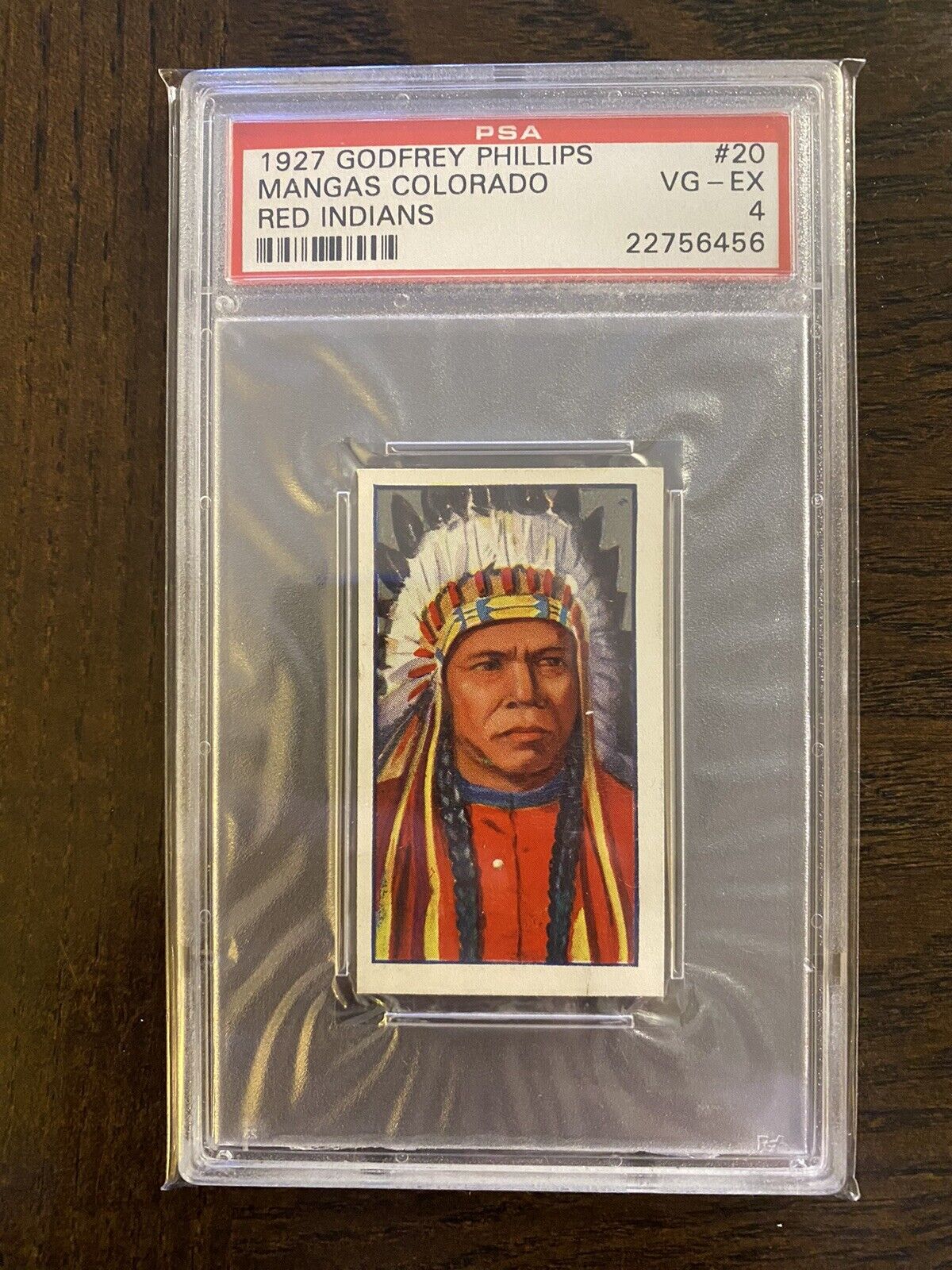 1927 Godfrey Phillips Mangas Colorado Red Indians Psa 4 