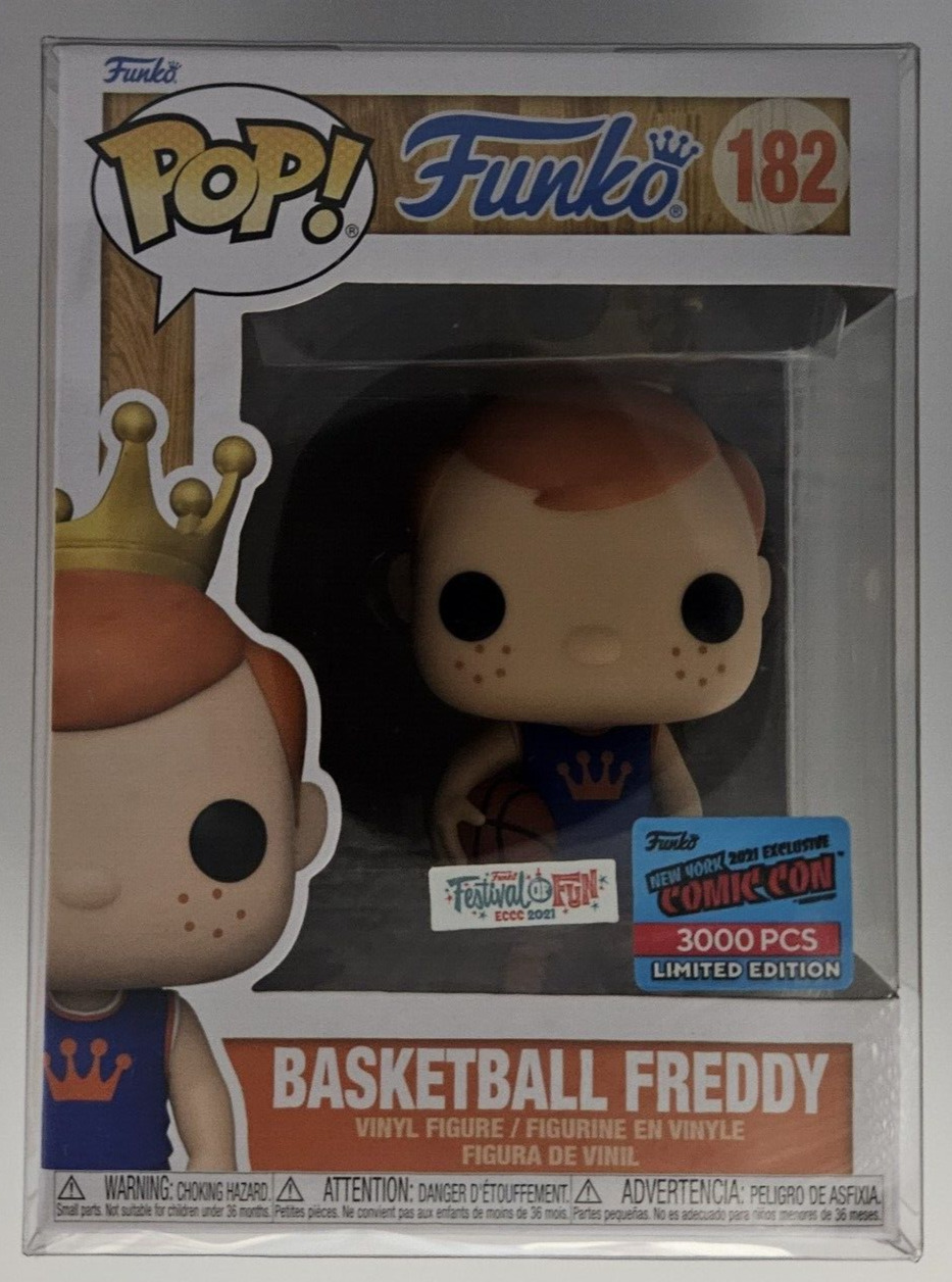 Funko Pop Basketball Freddy - Funko (Exclusive) #182 NYCC 3000 pcs Festival Fun