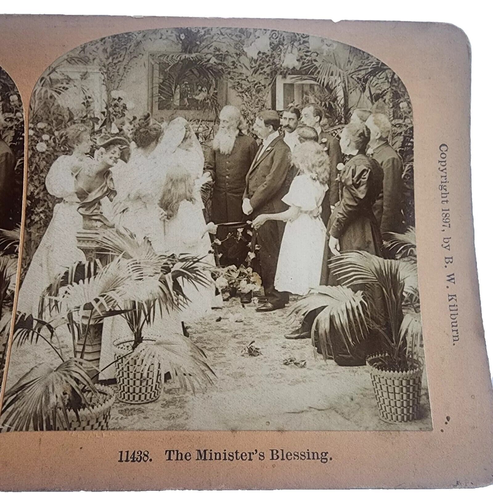KILBURN SV Featuring the Ministers Blessing at a Wedding Circa 1897