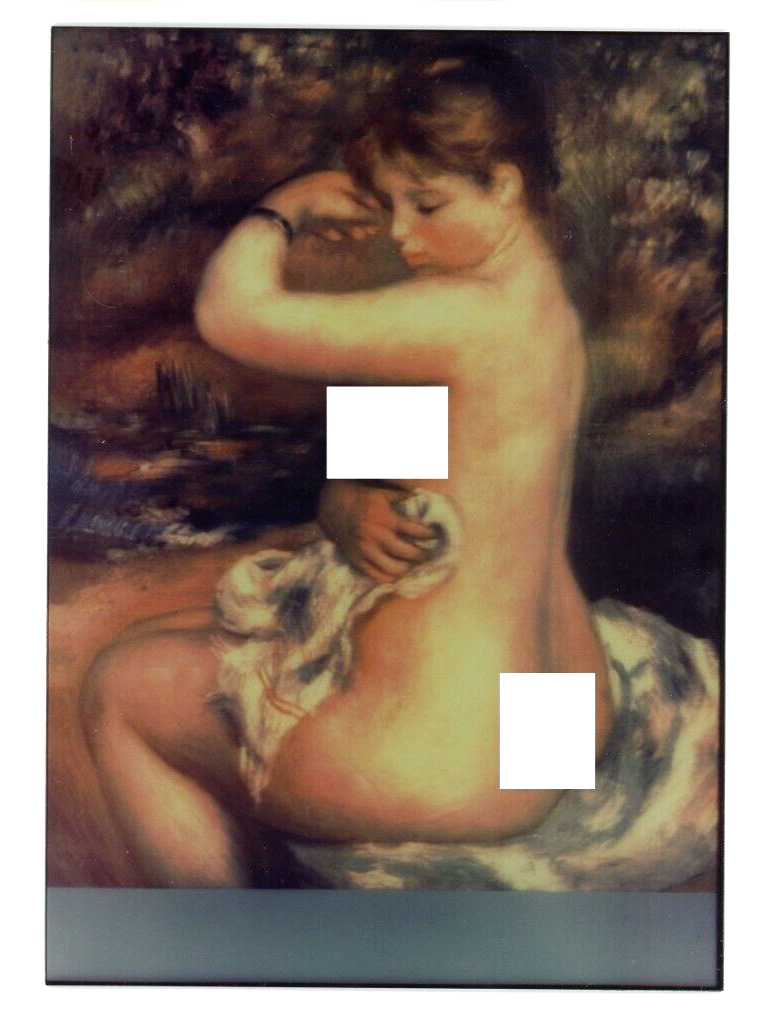 After the Bath 1888 Pierre Auguste Renoir Art Print 5\