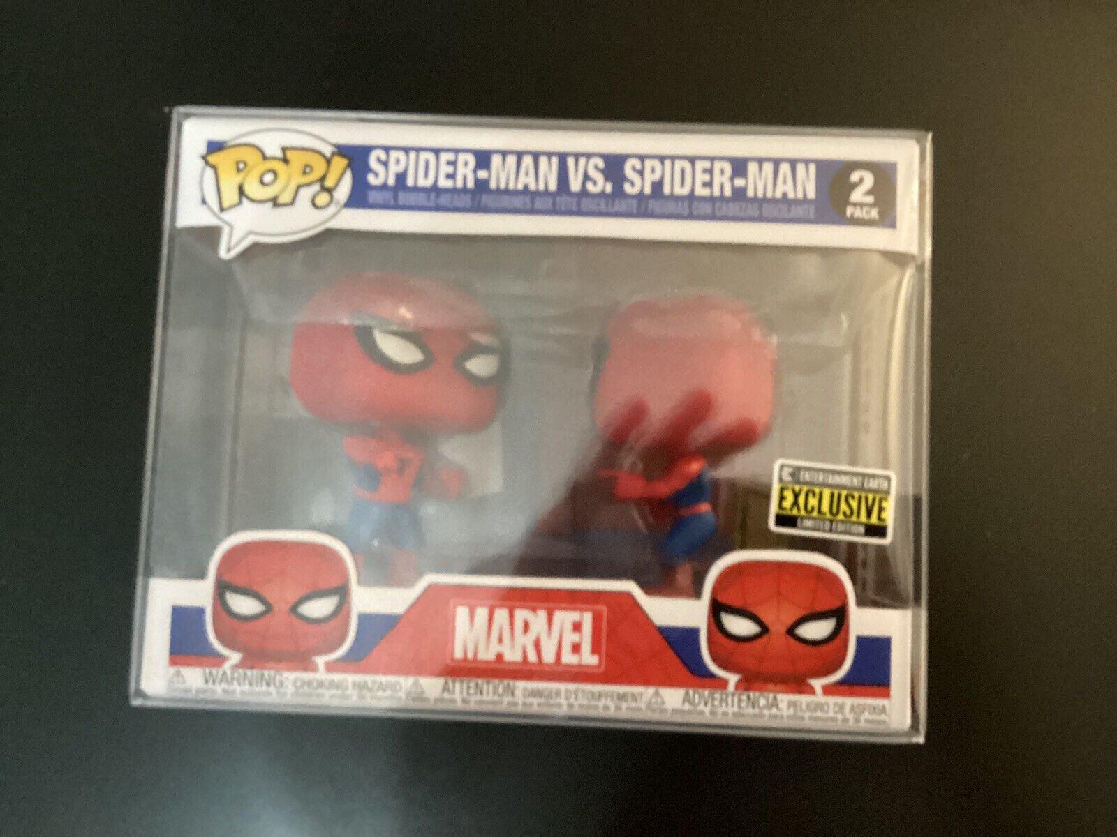 Spider-Man Vs. Spider-Man Funko Pop 2 Pack Entertainment Earth Exclusive