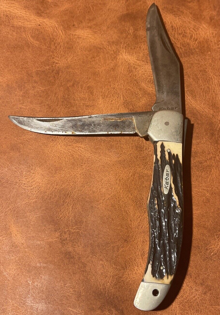 Two- Vintage Kabar Folding Knives