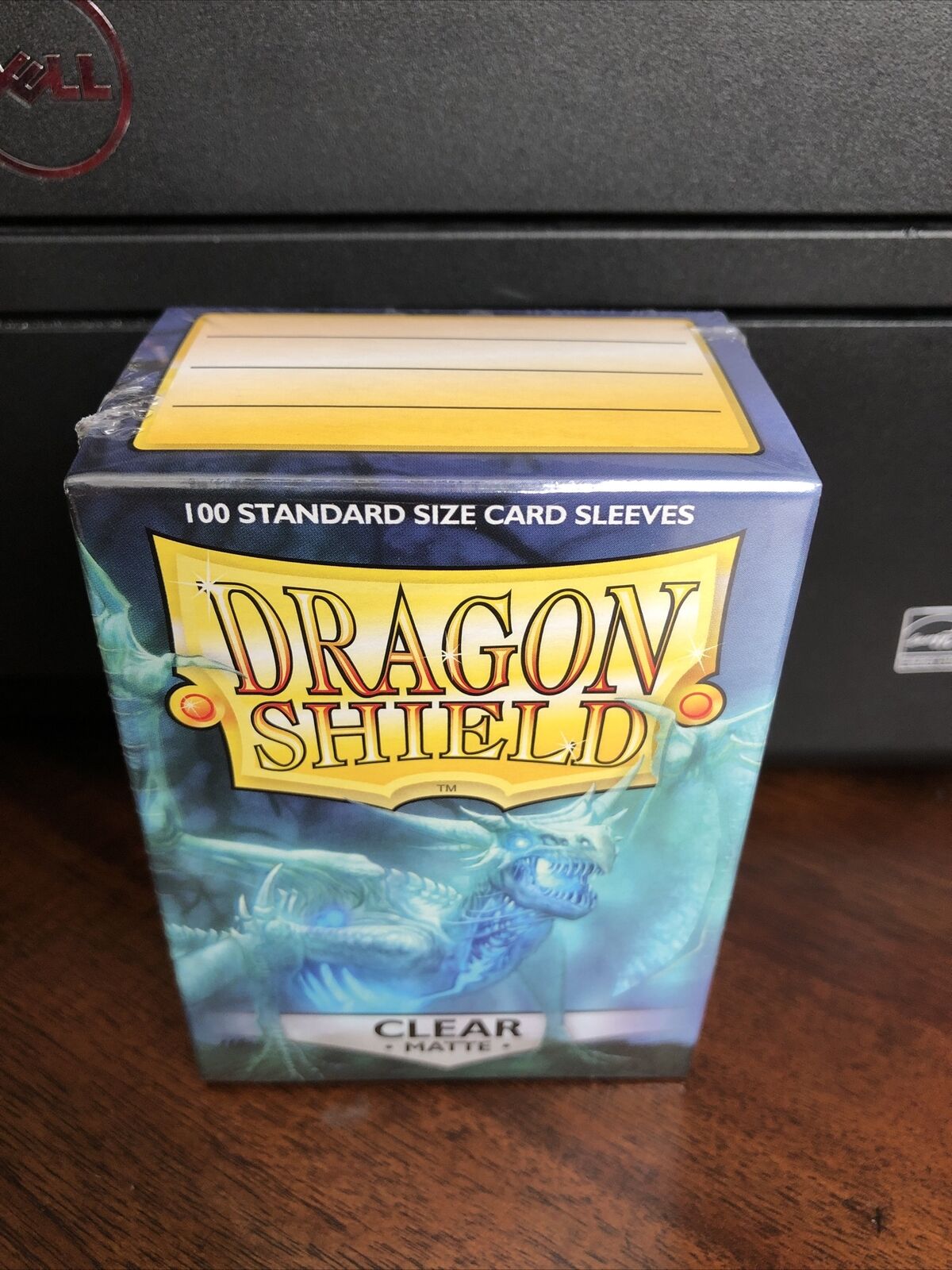 Dragon Shield Sleeves Pack of 100 Standard Size Card Sleeves Clear Matte