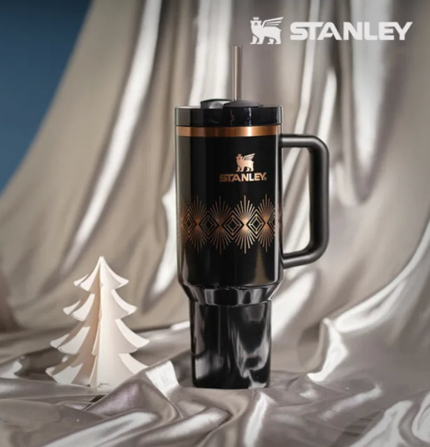 Stanley Quencher H2.0 Flowstate Tumbler Gift Collection 1.18L (black) EMS FedEx