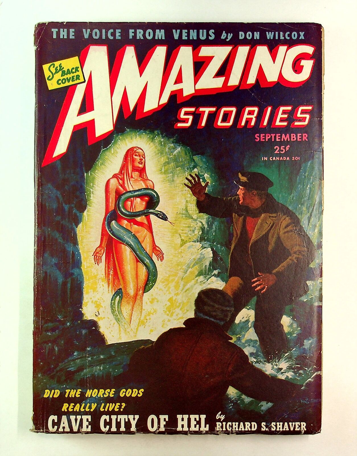 Amazing Stories Pulp Sep 1945 Vol. 19 #3 VG- 3.5