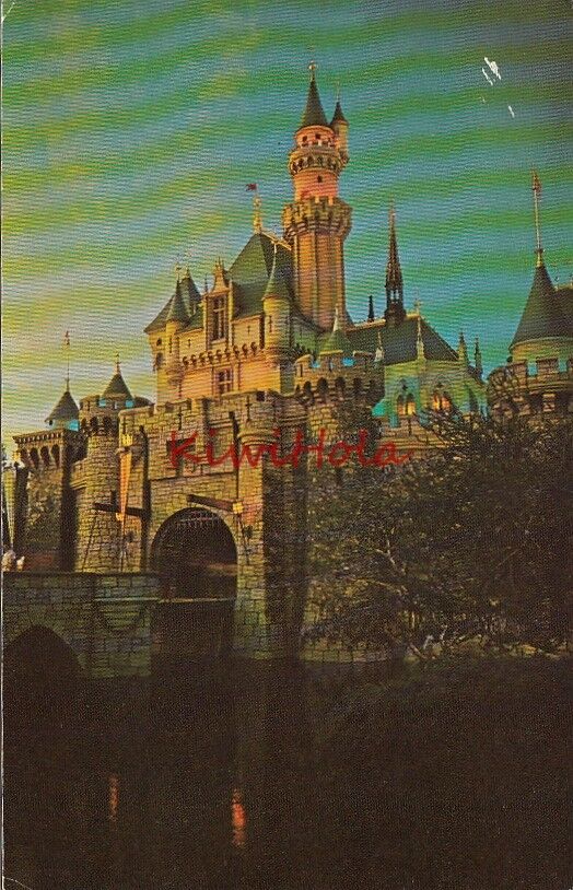 Postcard Disneyland Sleeping Beauty Castle Anaheim CA