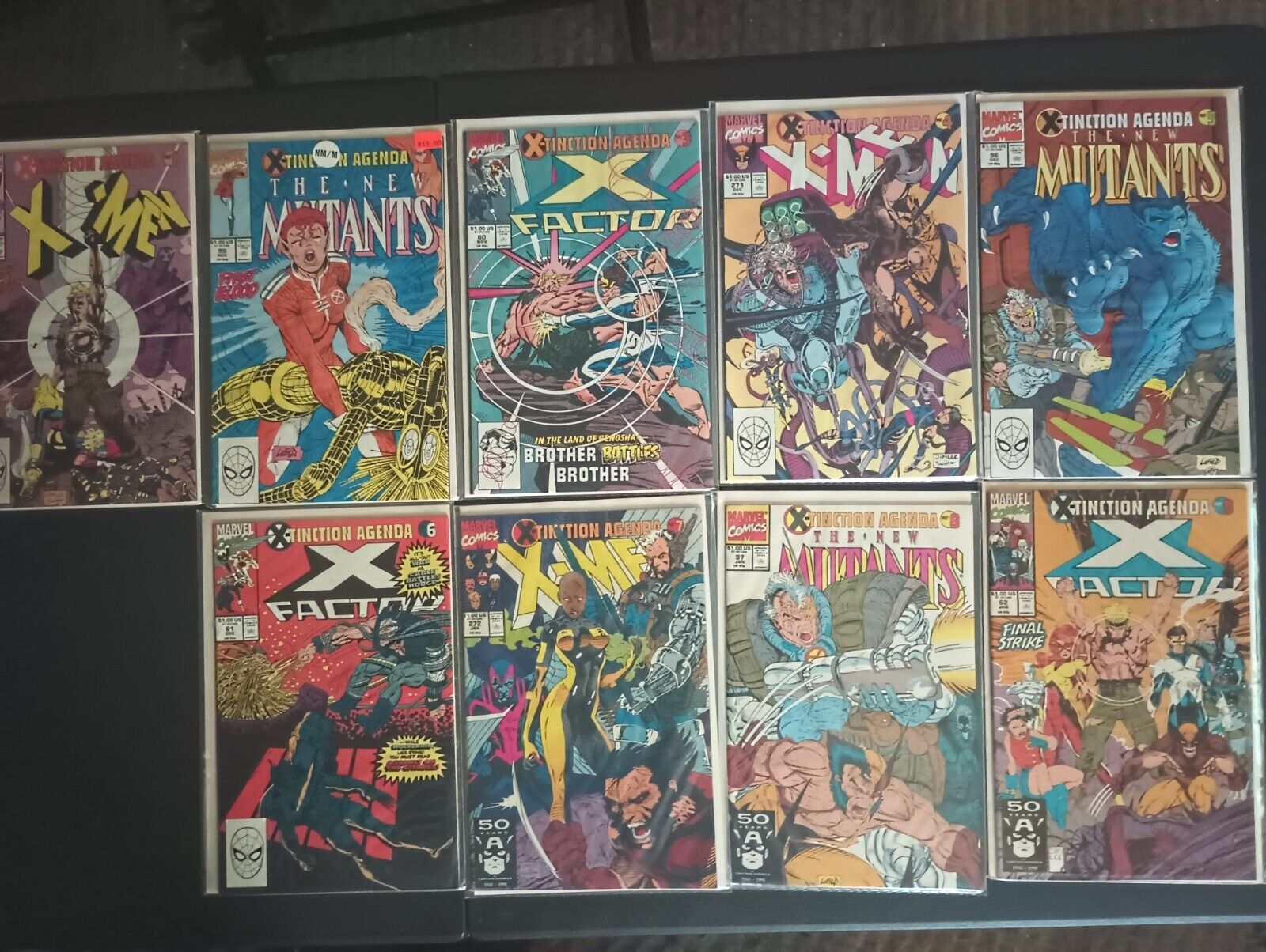 Uncanny X-Men 270-272 New Mutants 95-97 X-Factor 60-62  X-Tinction Agenda 