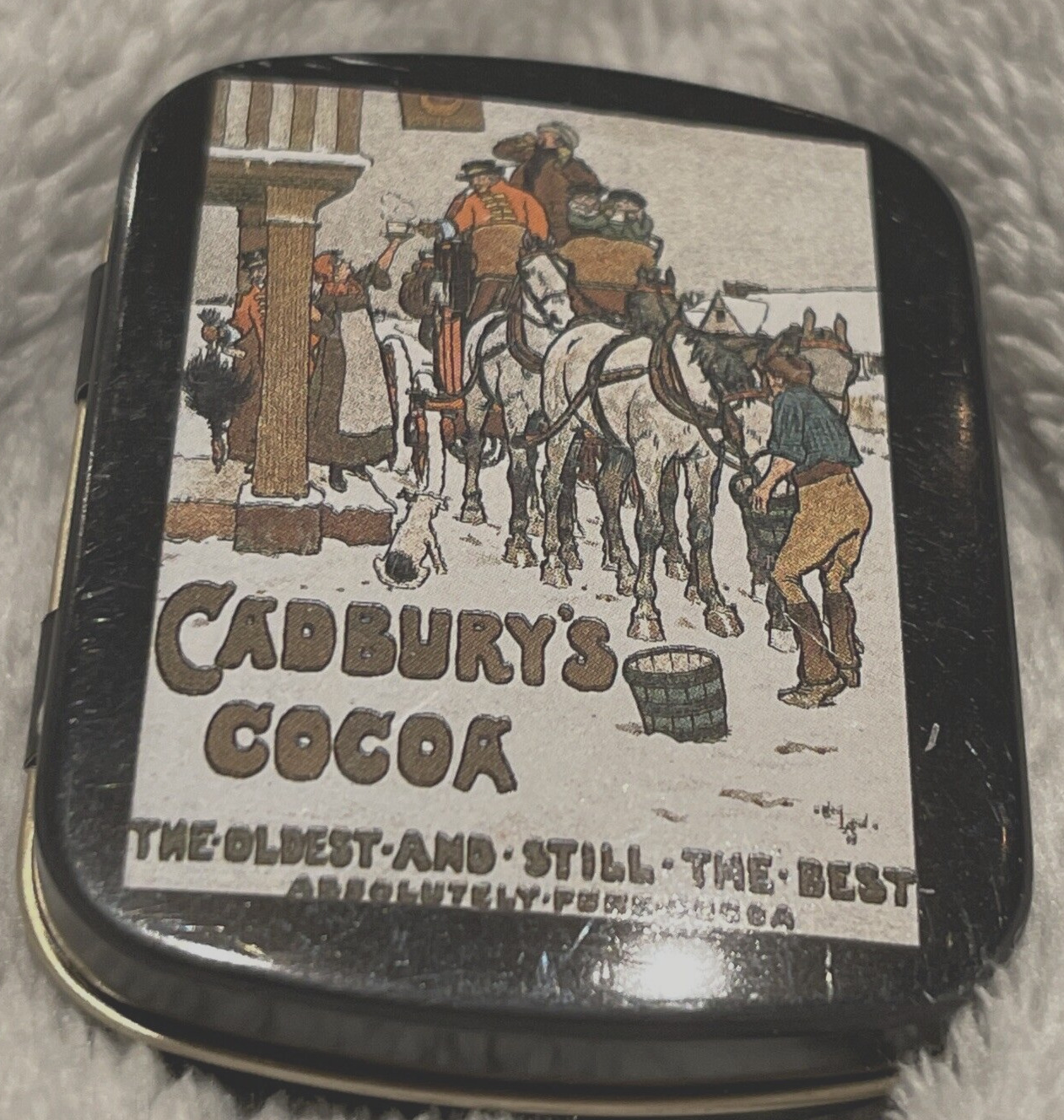 Vintage Cadbury\'s Cocoa Little Tin 2.25x2x.5\