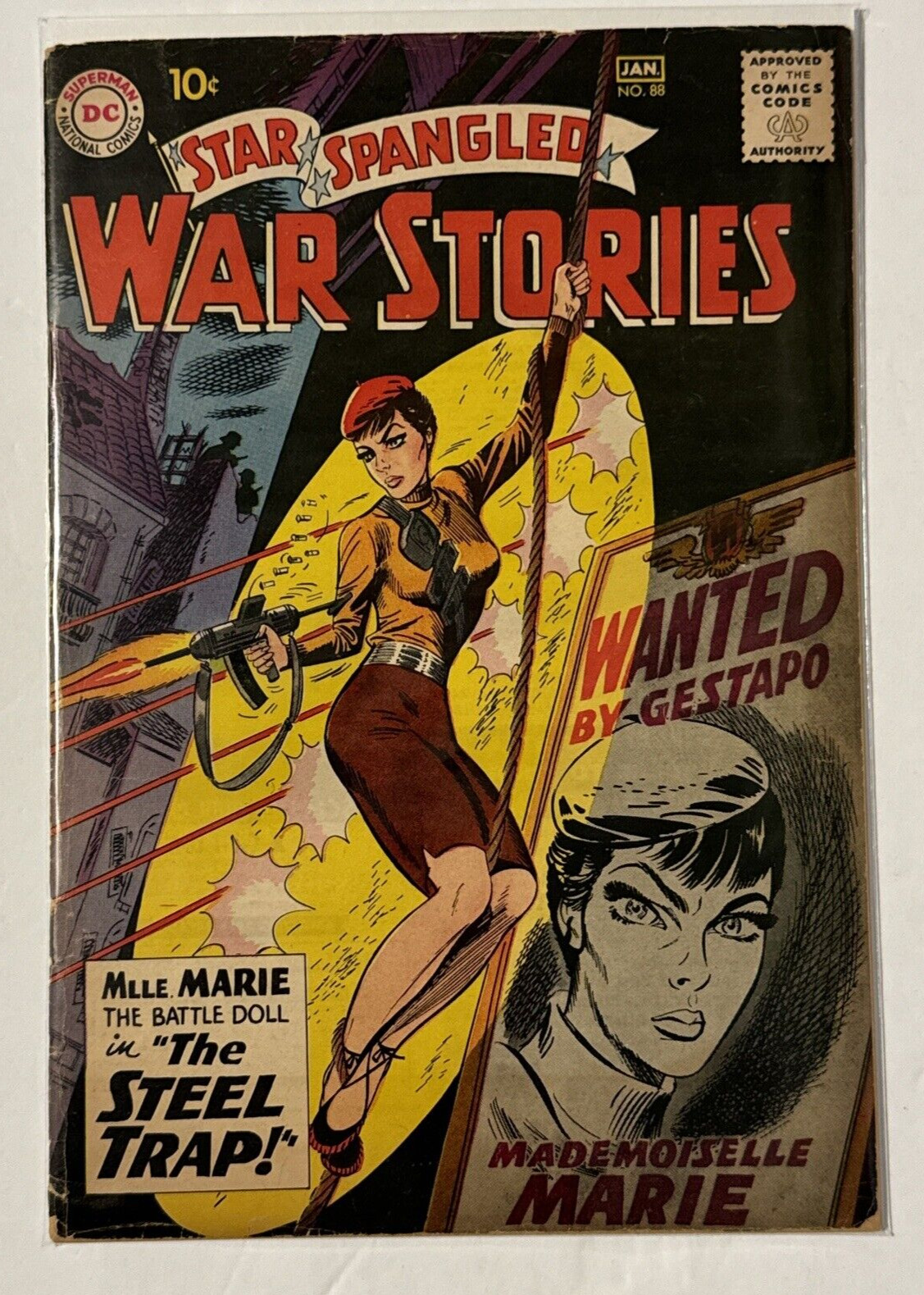 STAR SPANGLED WAR STORIES 88 (12/59) 5th Mademoiselle Marie GD+