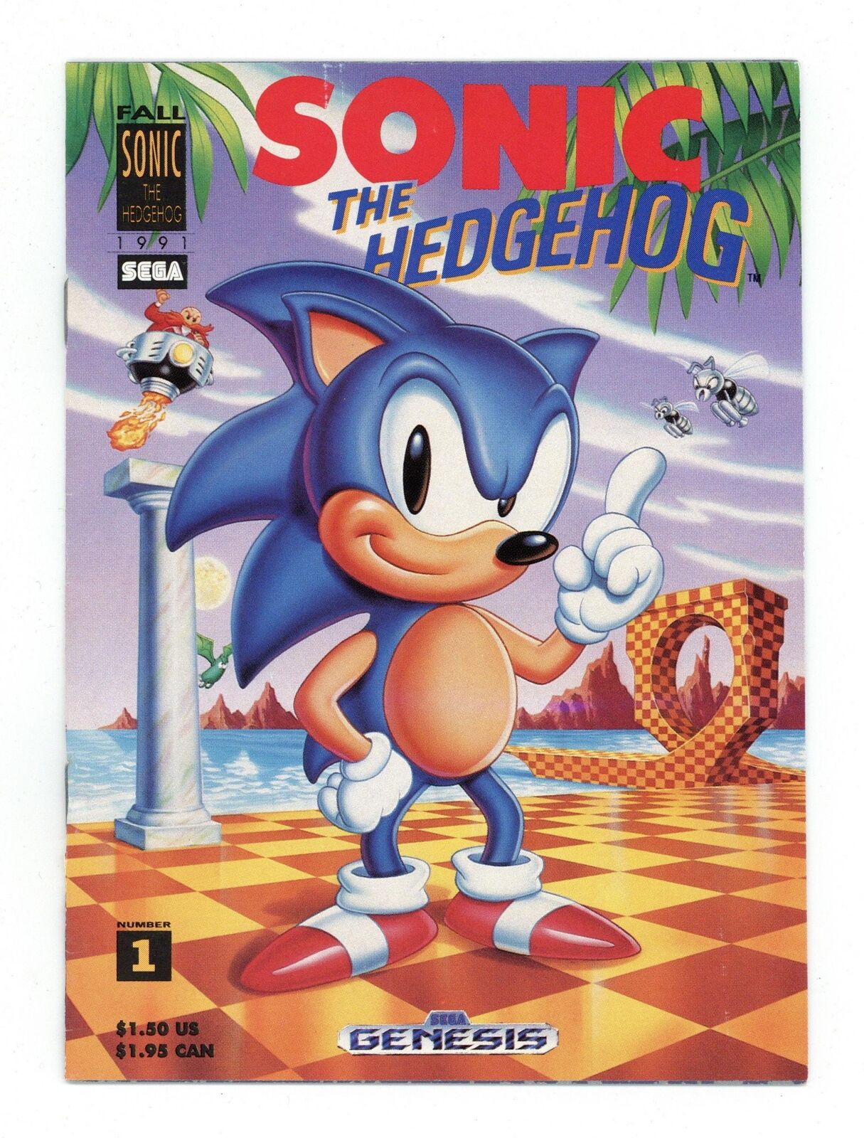 Sonic the Hedgehog #1 Mini Variant FN 6.0 1991