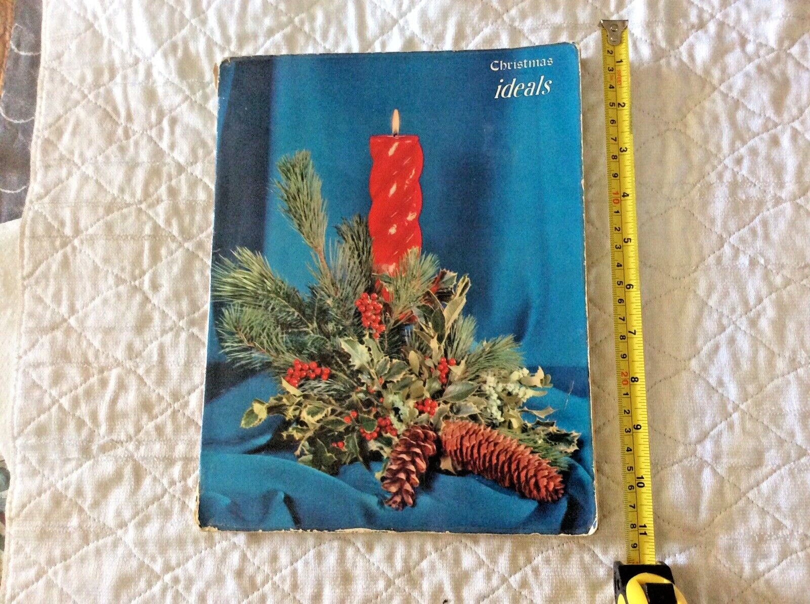 1955 Christmas “Ideals” Book. The Inside-Very Nice, Outer Cover Shows Age & Use