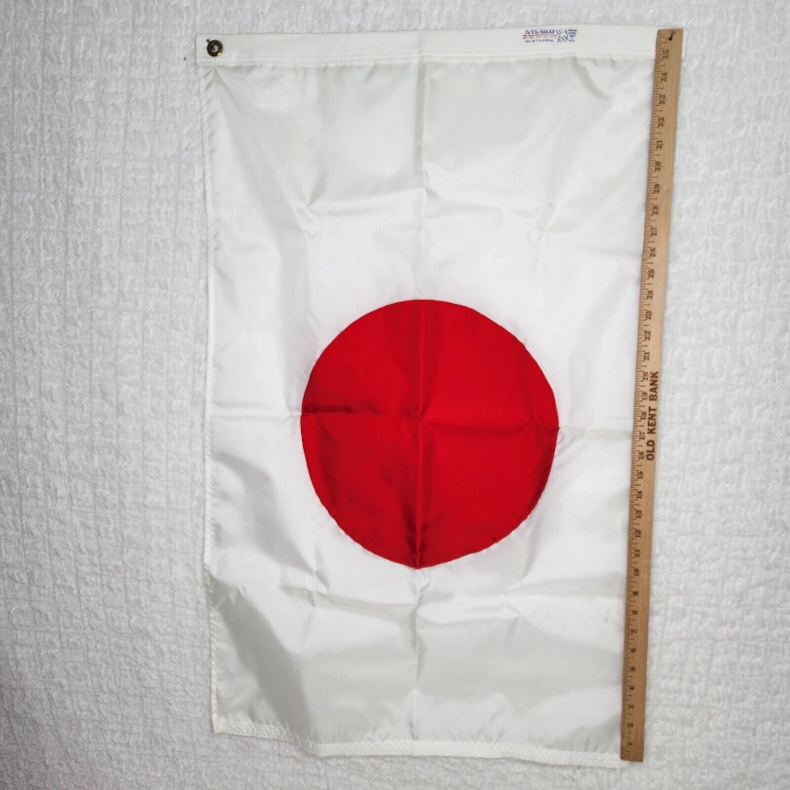 Vintage Japan Flag 2 x 3 Foot Annin USA Flagmakers NYL-GLO Nylon With Grommets