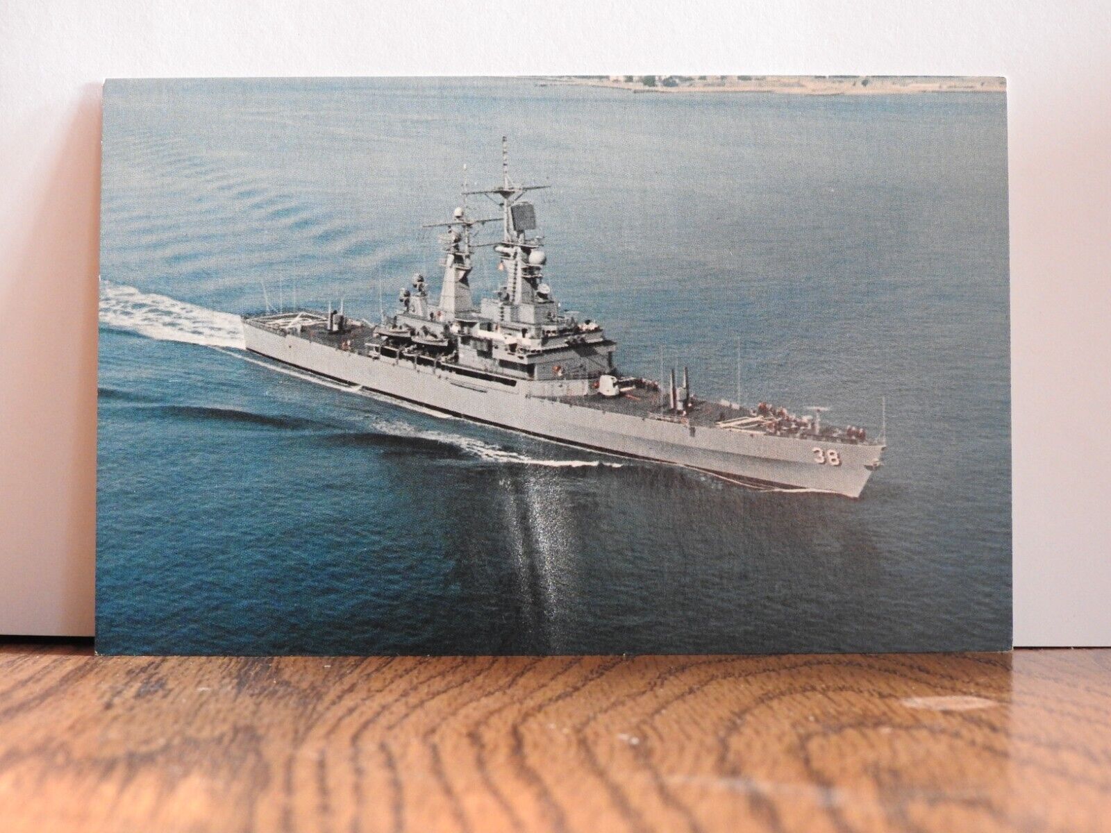 USS Virginia Guided Missile Crusier Postcard A30