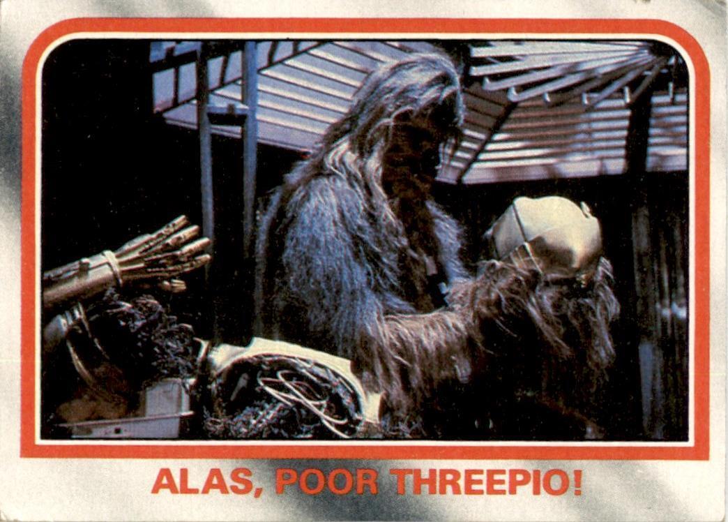 1980 Topps Star Wars Empire Strikes Back #89 Alas, Poor Threepio VG-EX