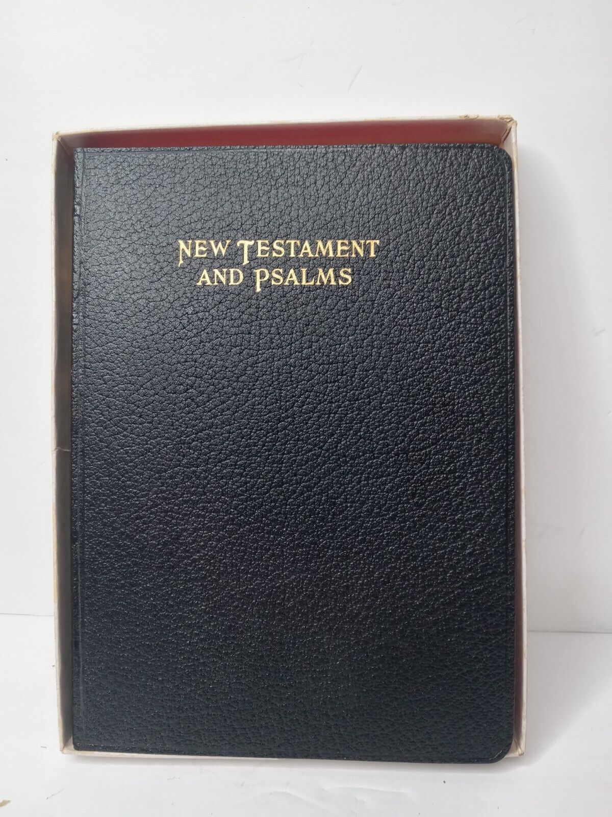 Vintage World Publishing 1950s Bible With Box Book religion vtg