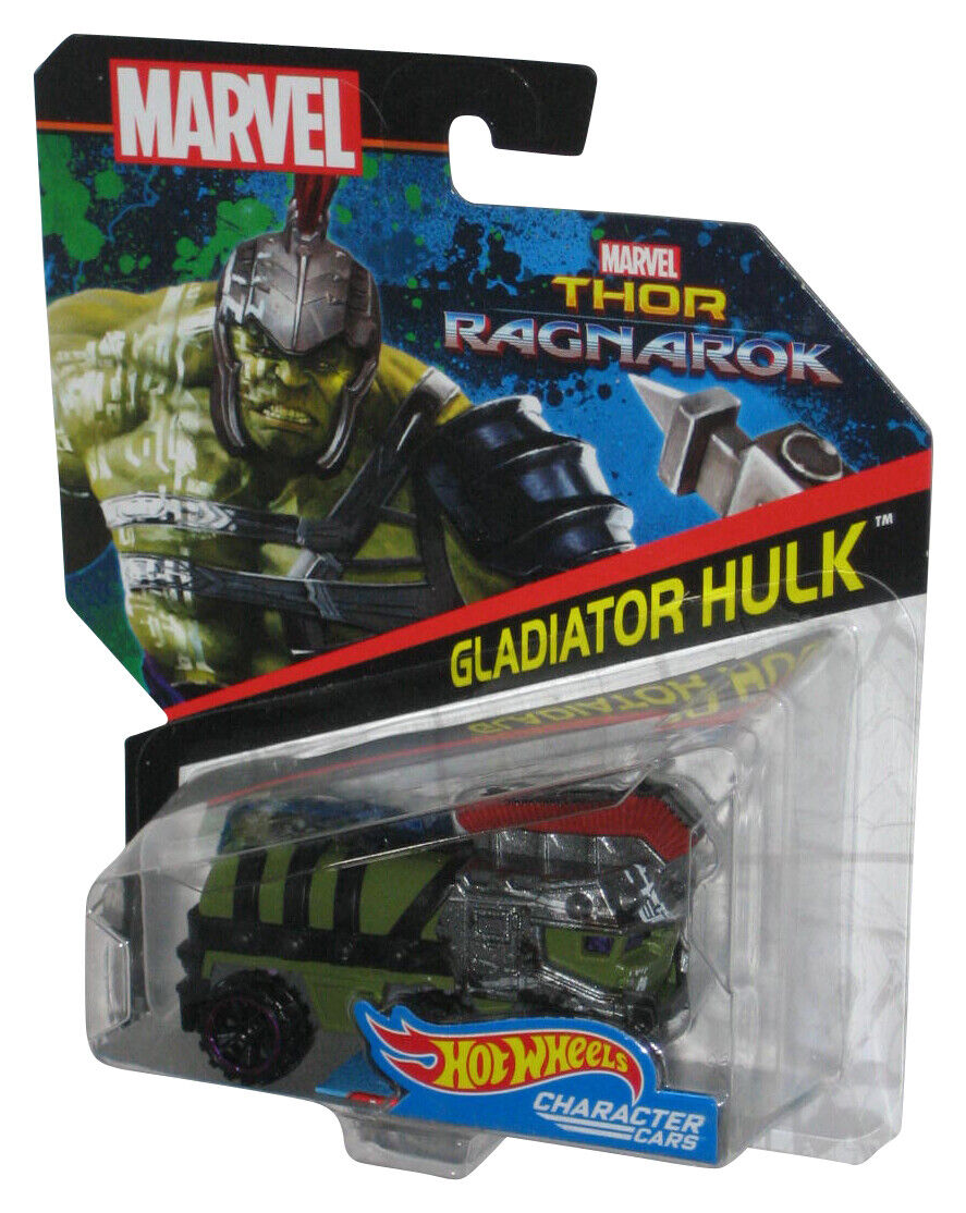 Marvel Avengers Hot Wheels (2016) Thor Ragnarok Gladiator Hulk Character Cars To