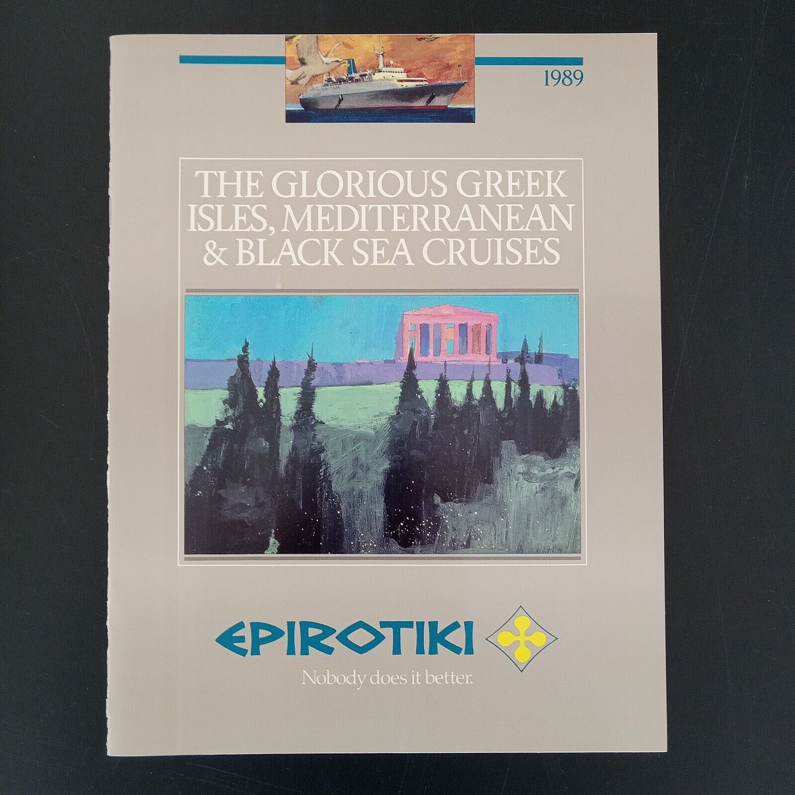 PEGASUS ATLAS OCEANOS ODYSSEUS Epirotiki Lines Cruise Brochure 1989 Deck Plans