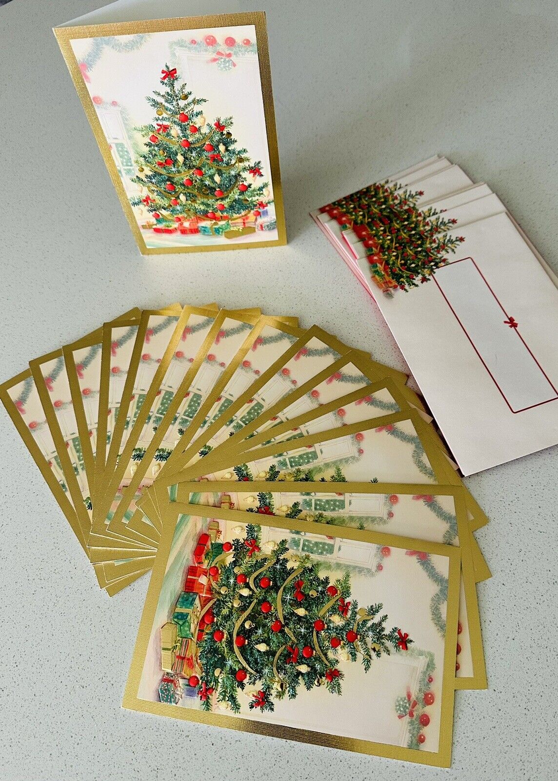 15 christmas greeting cards & Envelopes