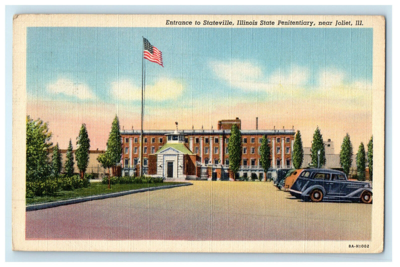 1954 East Dorset VT, Illinois State Penitentiary Near Joliet IL Postcard