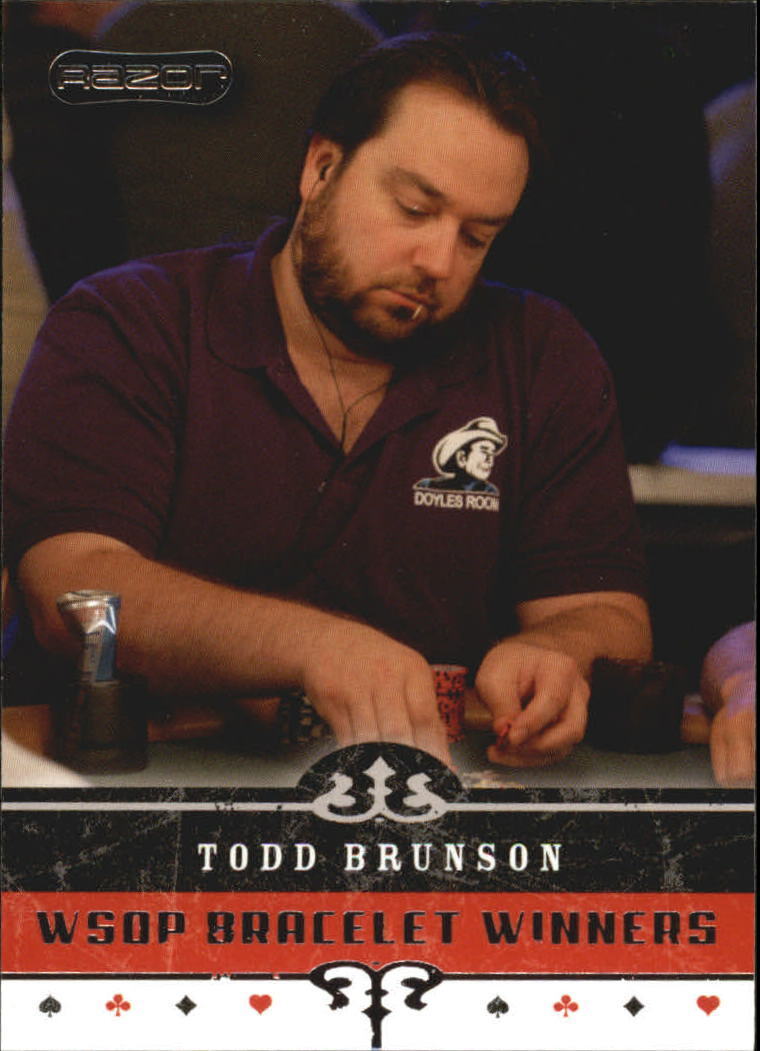 2006 Razor Poker #70 Todd Brunson