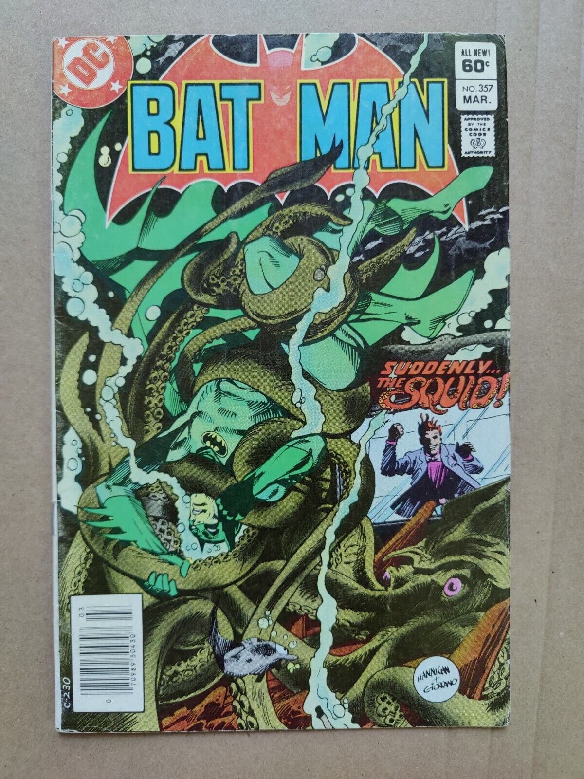 Batman #357 (1st appearance Jason Todd Cameo Killer Croc) DC Comics 1983 FN-