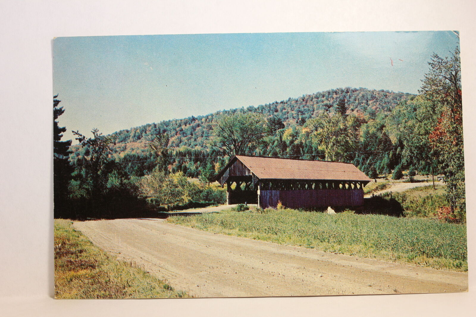 Postcard Old Covered Bridge In New England  MA F27