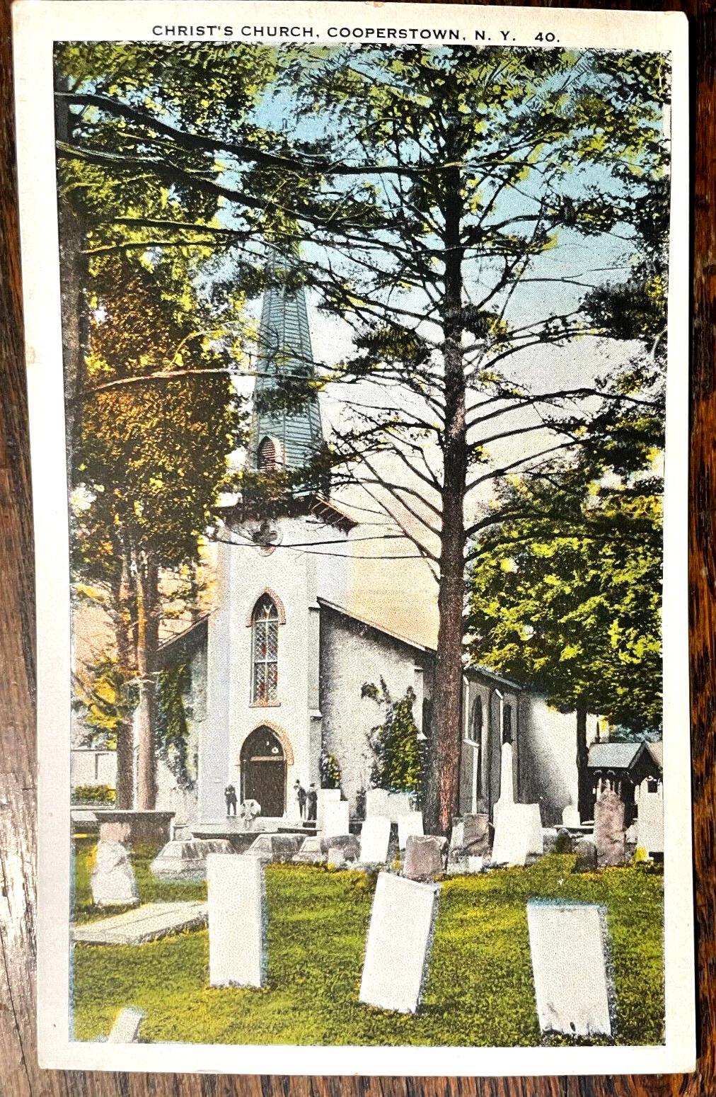 Vintage Postcard 1915 Christ\'s Church, Cooperstown, New York
