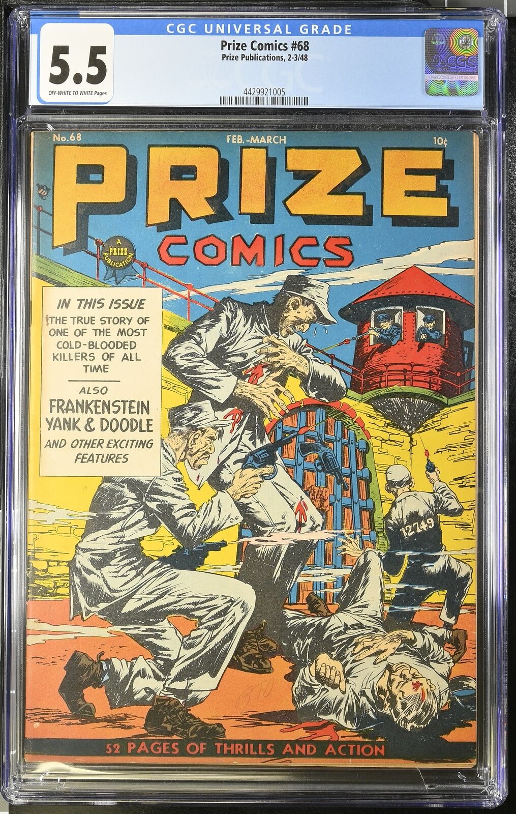 Prize Comics #68 - Prize Publications 1948 CGC 5.5 