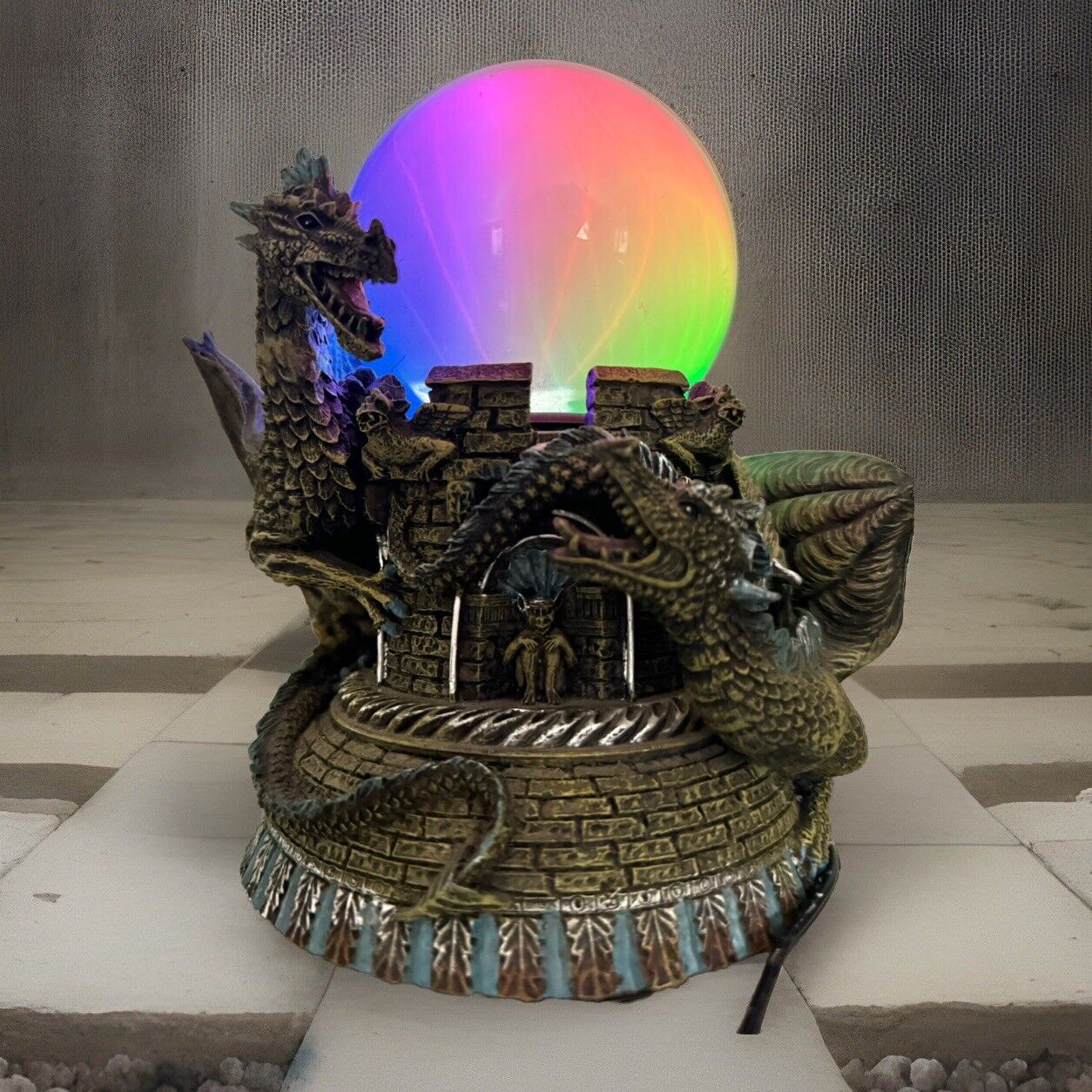 MYSTICAL CREATIONS DRAGON ELECTRA DRAGON OF THE ANCIENT MIST PLASMA LAMP/LIGHT🐉