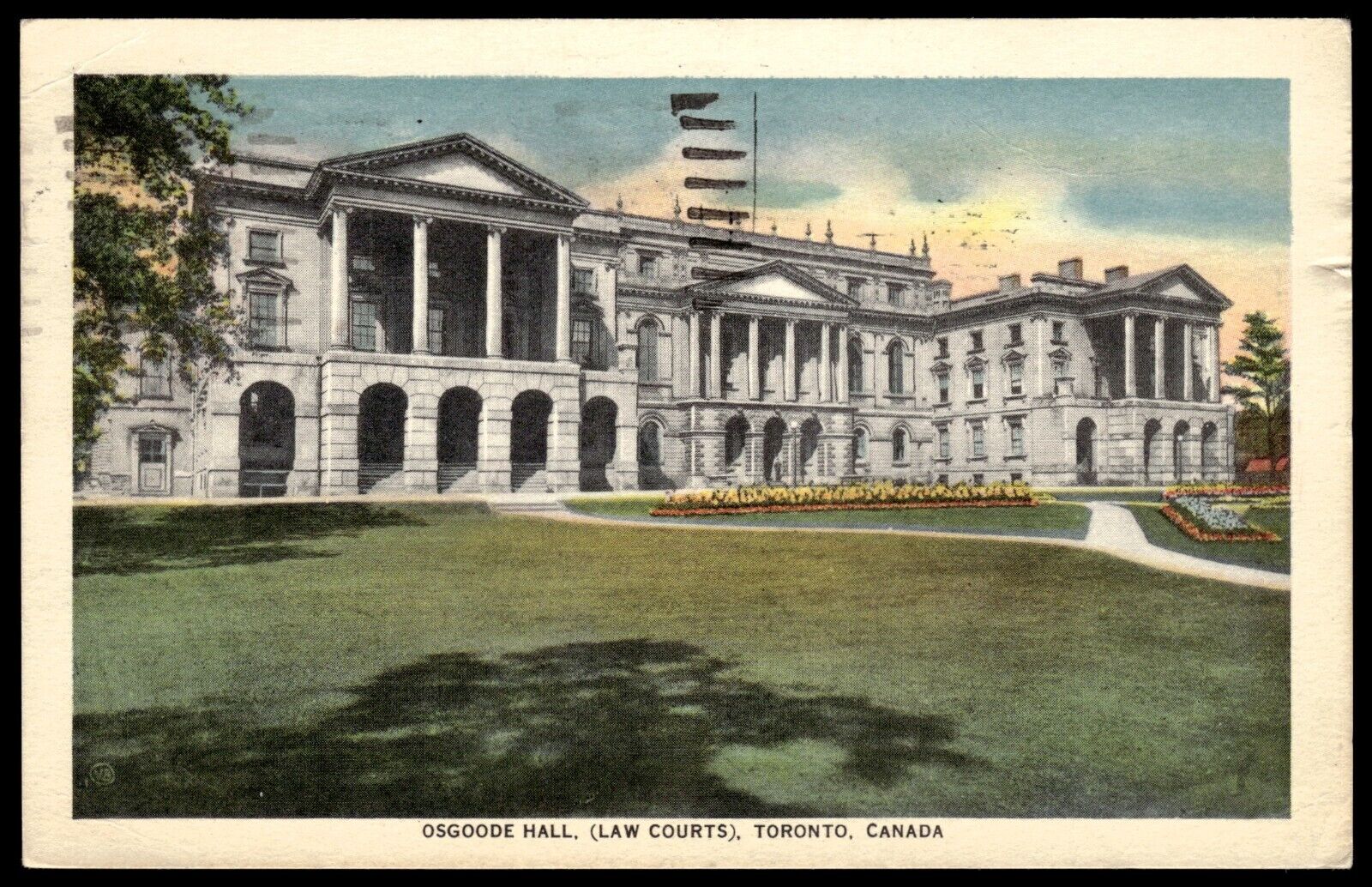 Postcard Osgoode Hall (Law Courts) Toronto Canada