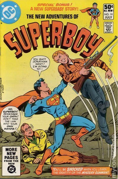 New Adventures of Superboy #19 VG 4.0 1981 Stock Image Low Grade