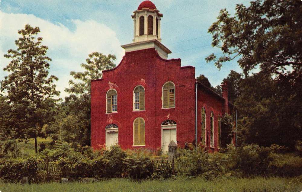 Rodney Mississippi Old Presbyterian Church Vintage Postcard K69069