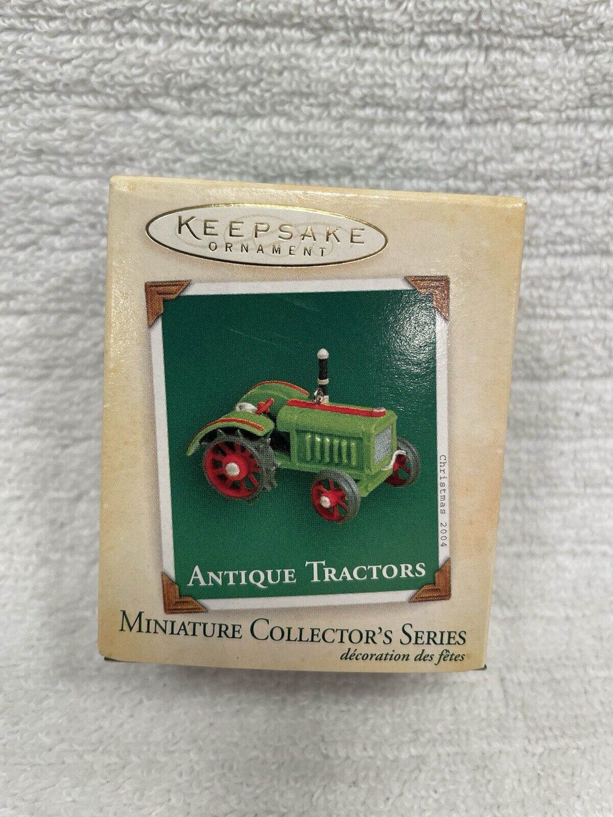 Hallmark Keepsake Ornament Antique Tractors Miniature 2004
