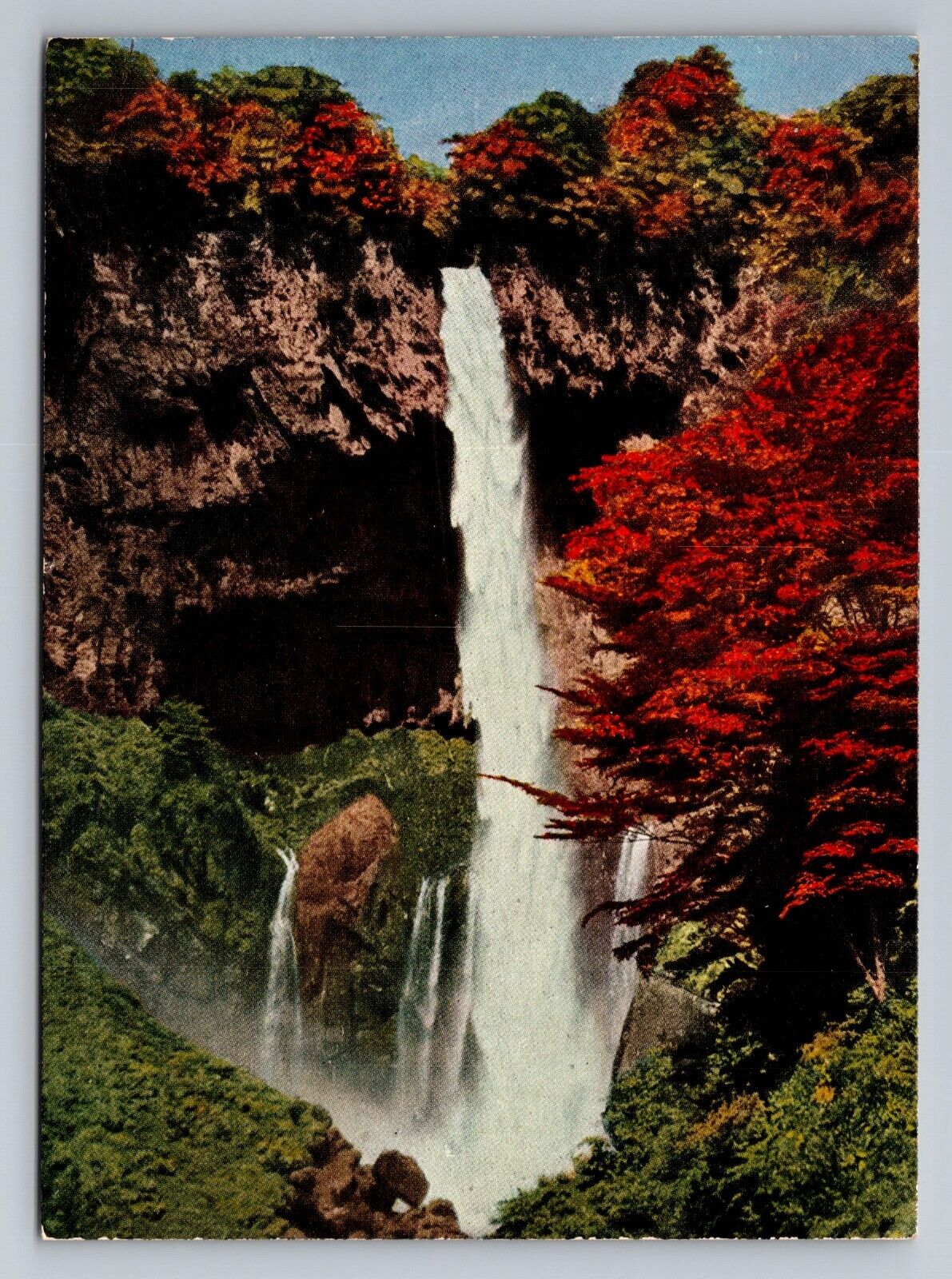 Postcard 6x4 - Kegon Waterfall Nikko Japan