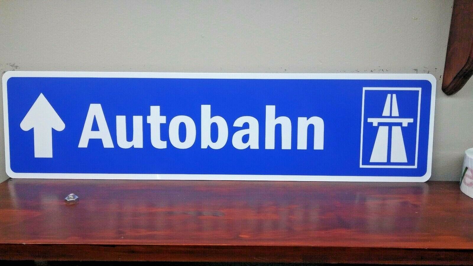 Autobahn European Street Aluminum Sign  6\