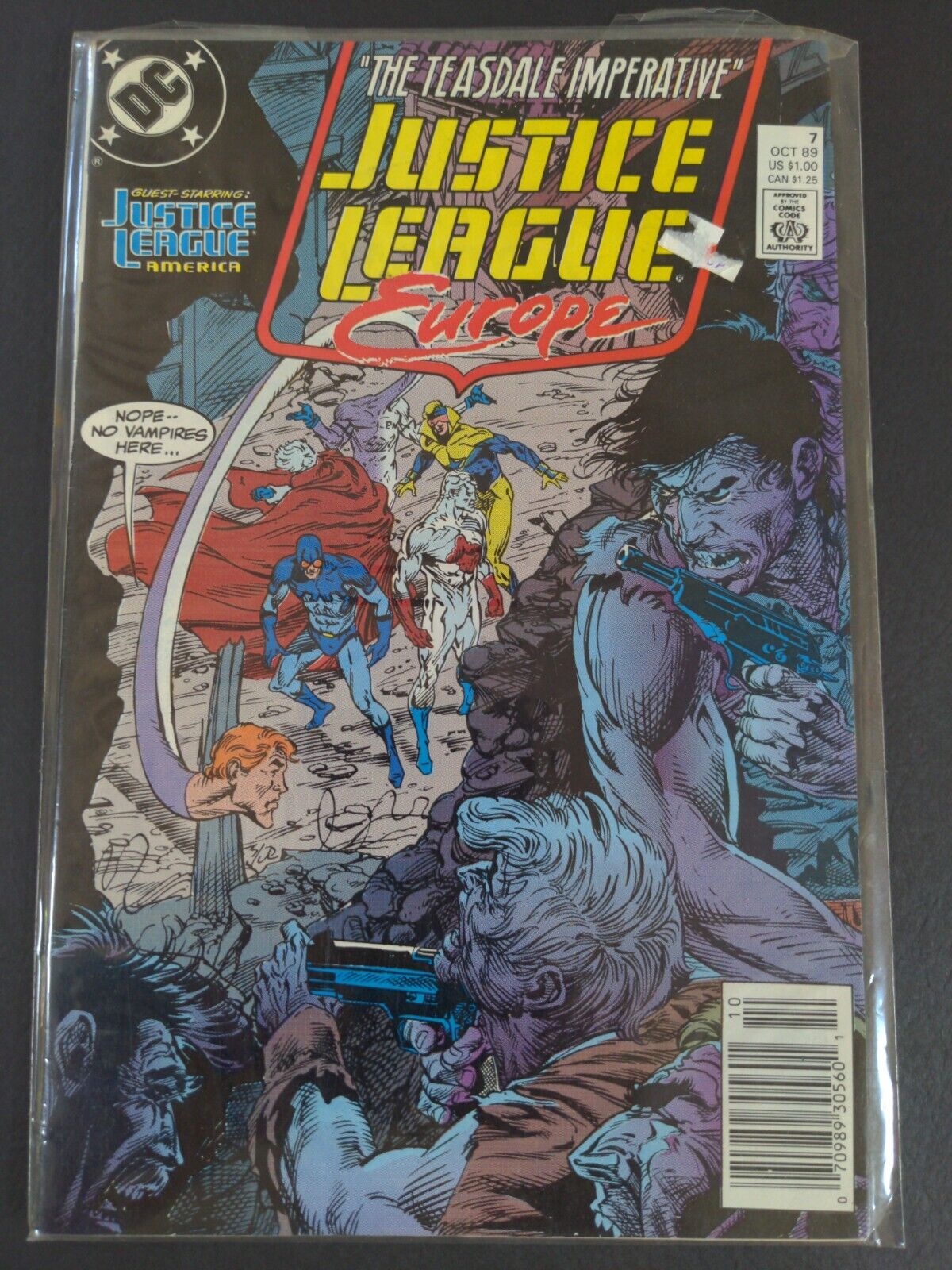 Justice League Europe #7 1989