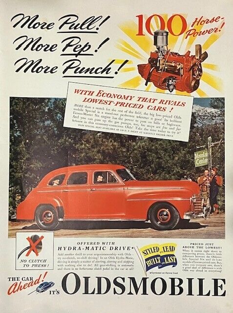 Rare 1941 Original Vintage Oldsmobile Car Auto Automobile Coupe Ad Advertisement