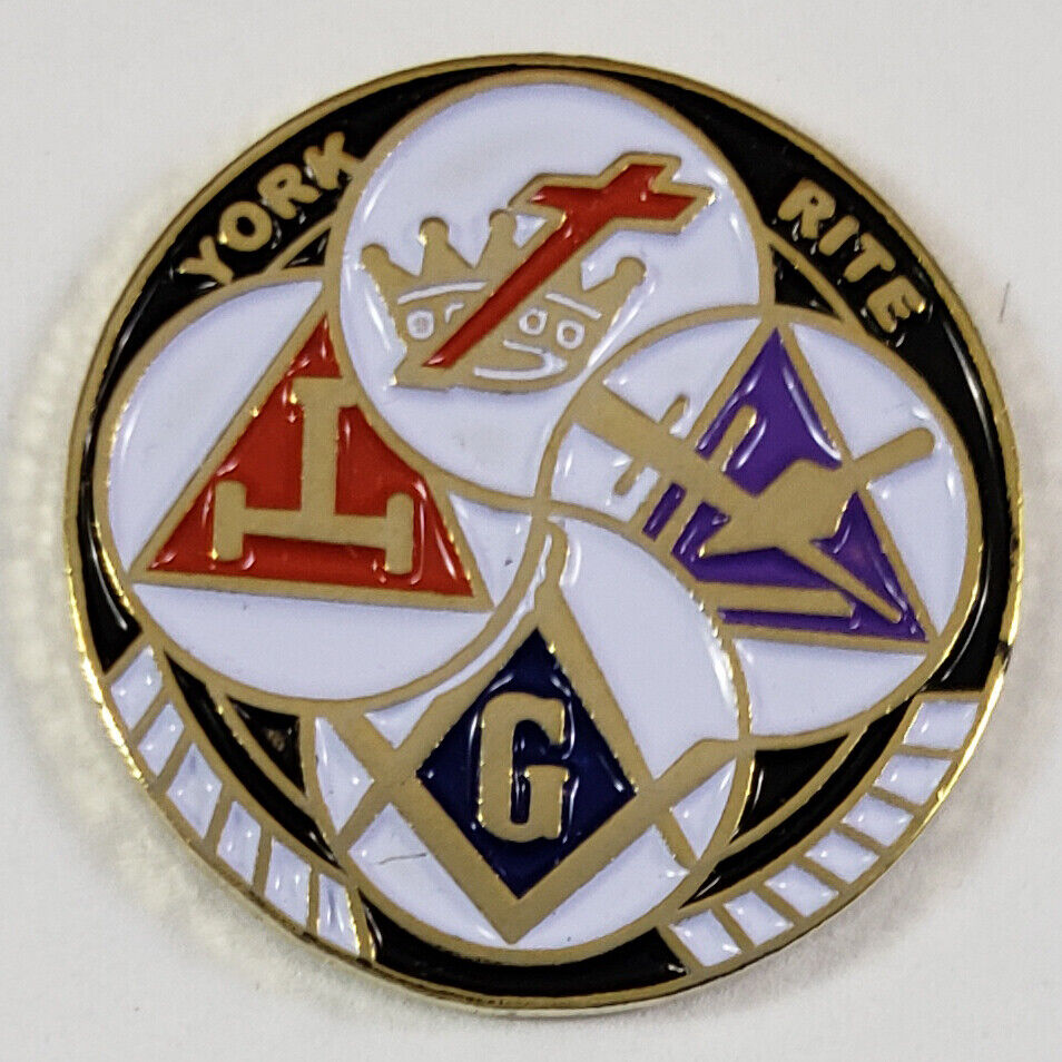 Masonic York Rite Lapel Pin (SCA-2037) Mason Freemason
