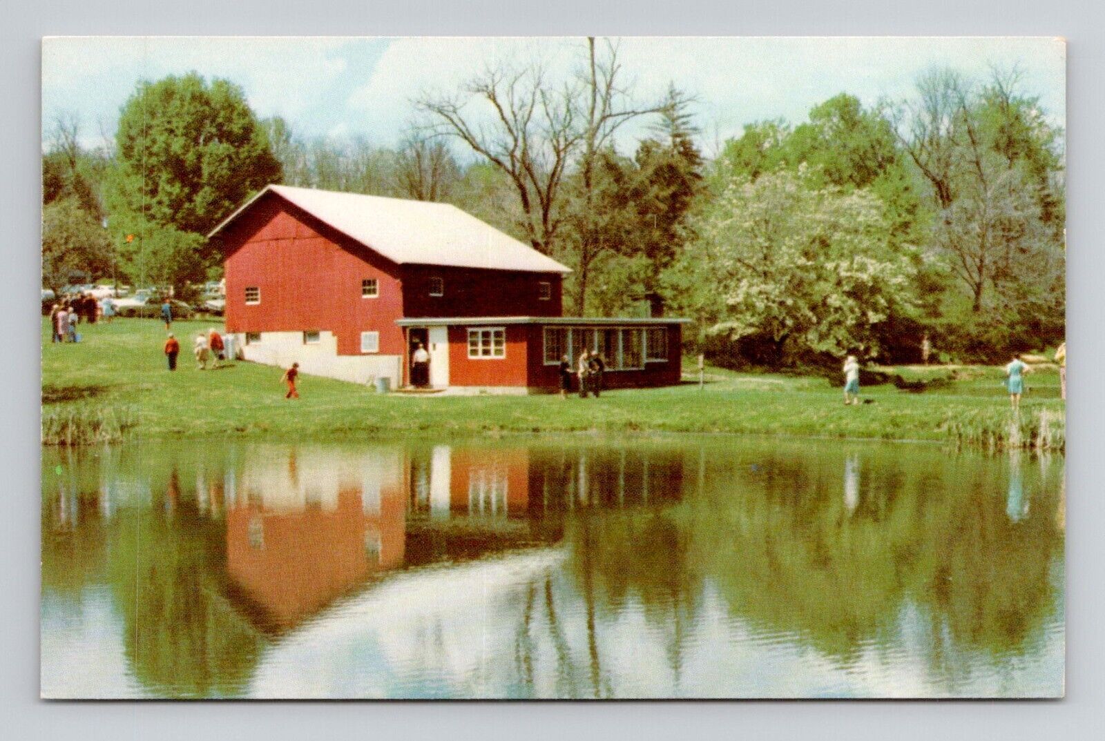 Postcard Millard Markle Barn Near Connersville Indiana, Vintage O1