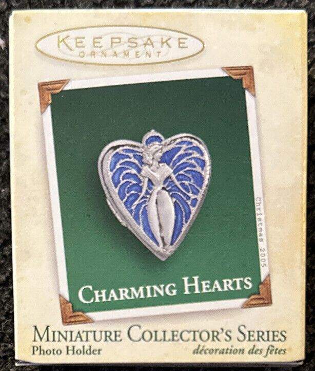 2005 Hallmark CHARMING HEARTS #3 Miniature Ornament New