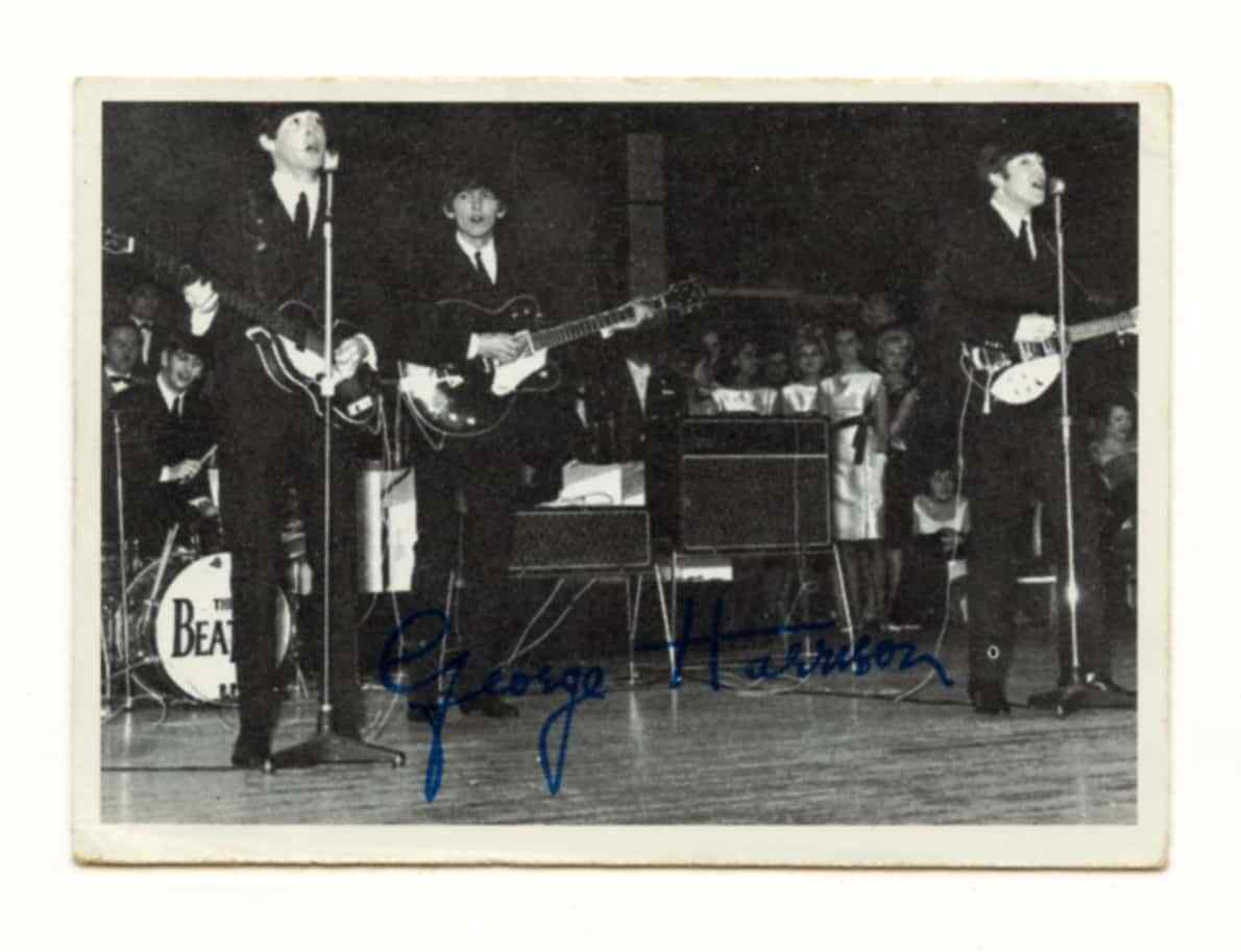 The Beatles 1964 Topps Black and White Trading Card No. 153 3rd Series