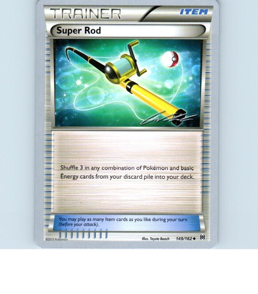 2015 Trainer Super Rod 149/162 Pokemon Card