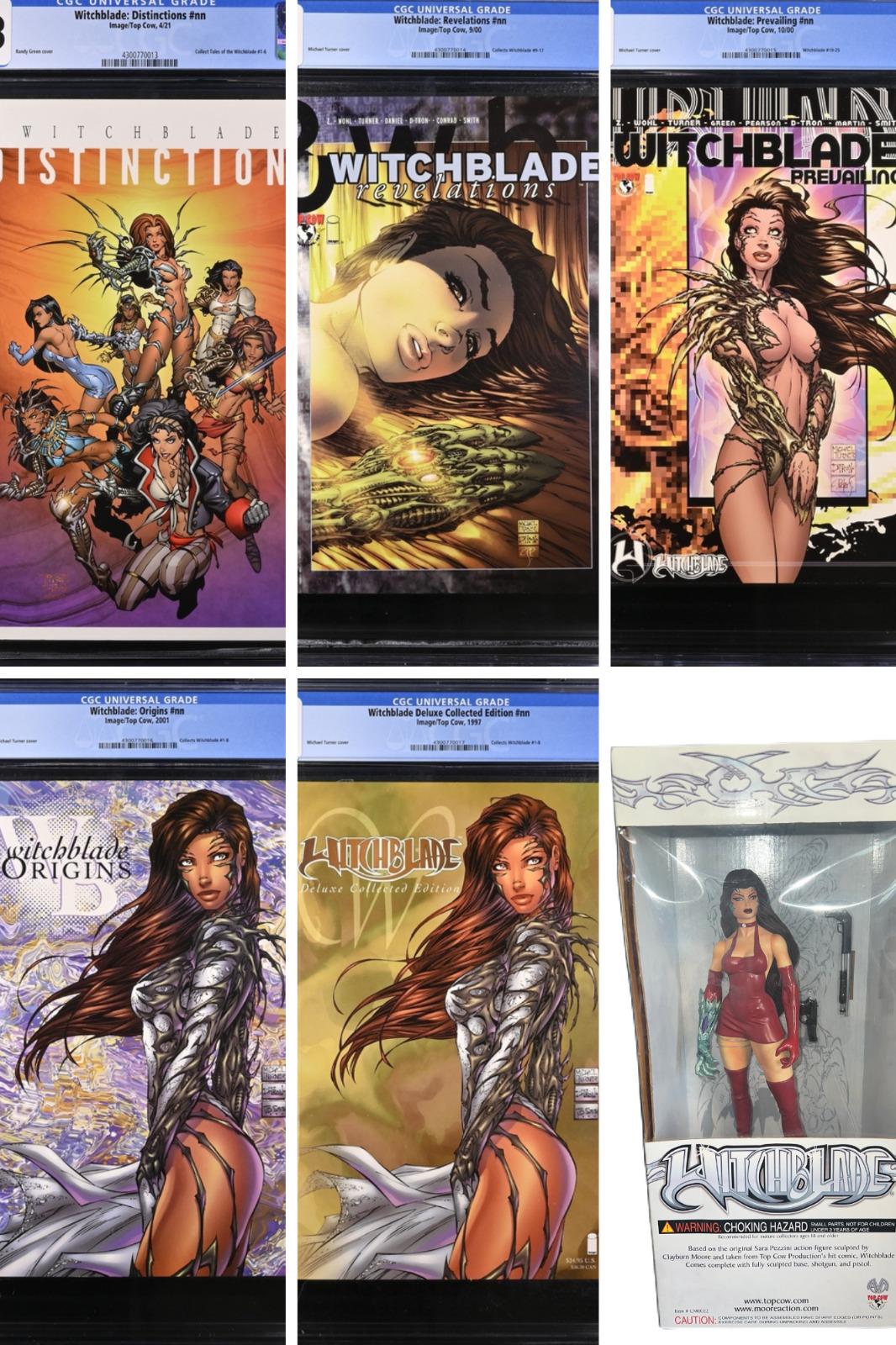 Witchblade Prevailing Deluxe Collected Edition Origins Revelations Distinctions
