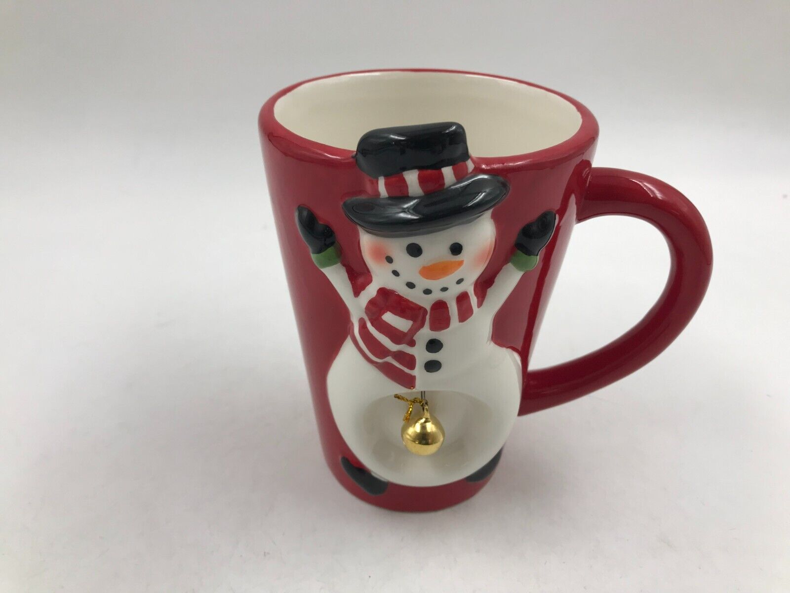 Ceramic 16oz Snowman with Bell Coffee Mug DD01B17004