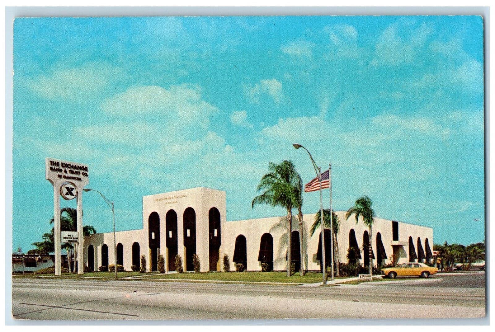 c1950\'s The Exchange Bank & Trust Company of Clearwater FL Postcard