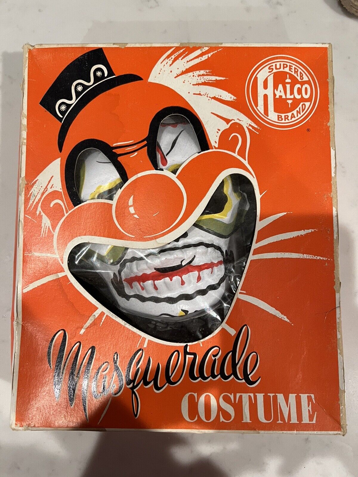 Antique Superb Halco Brand Peter Rabbit Halloween Costume & Box USA Rare Clowns