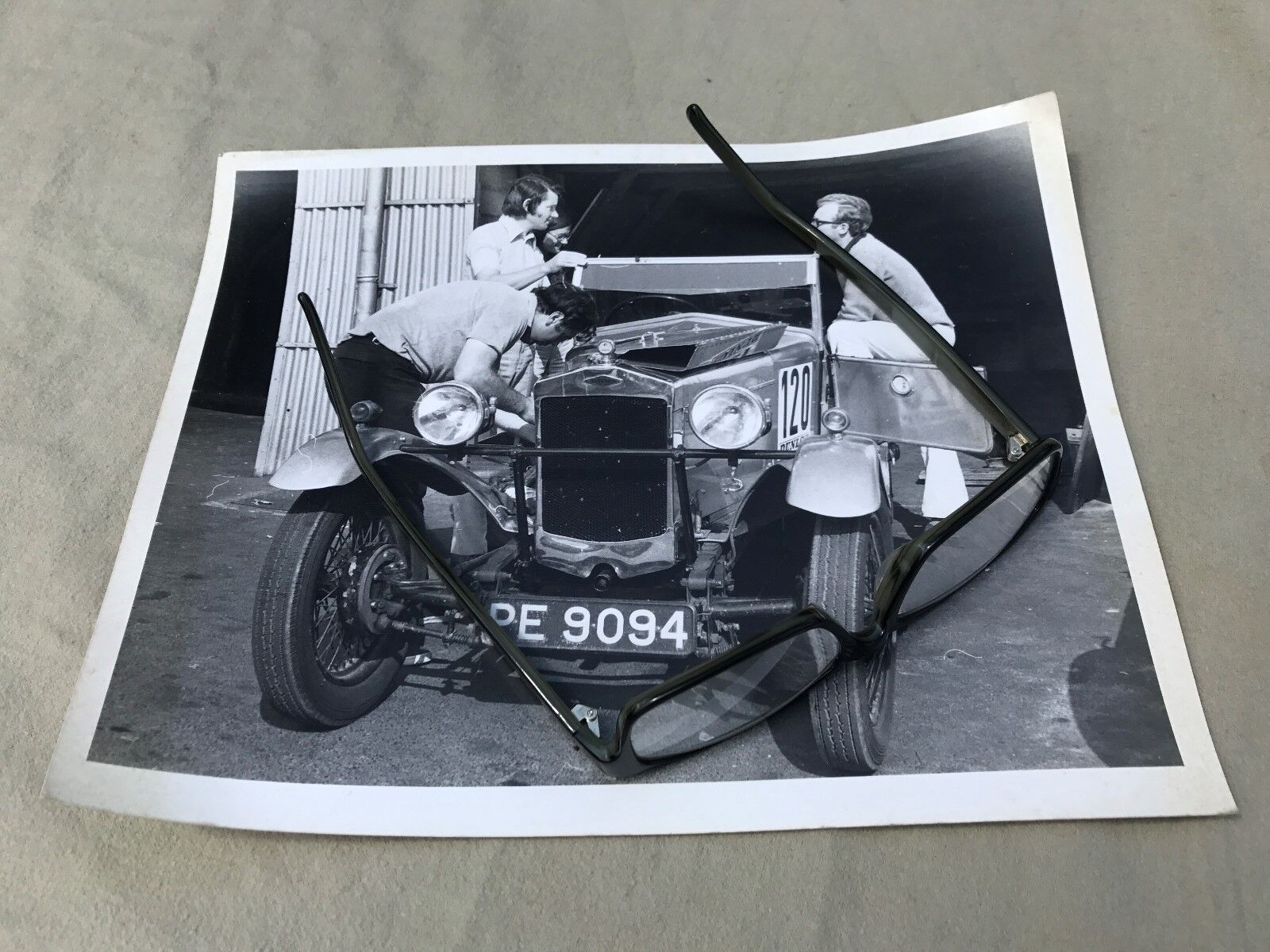 ORIGINAL OLD VINTAGE CAR FRAZER NASH PHOTO REG PE 9094 VSCC 